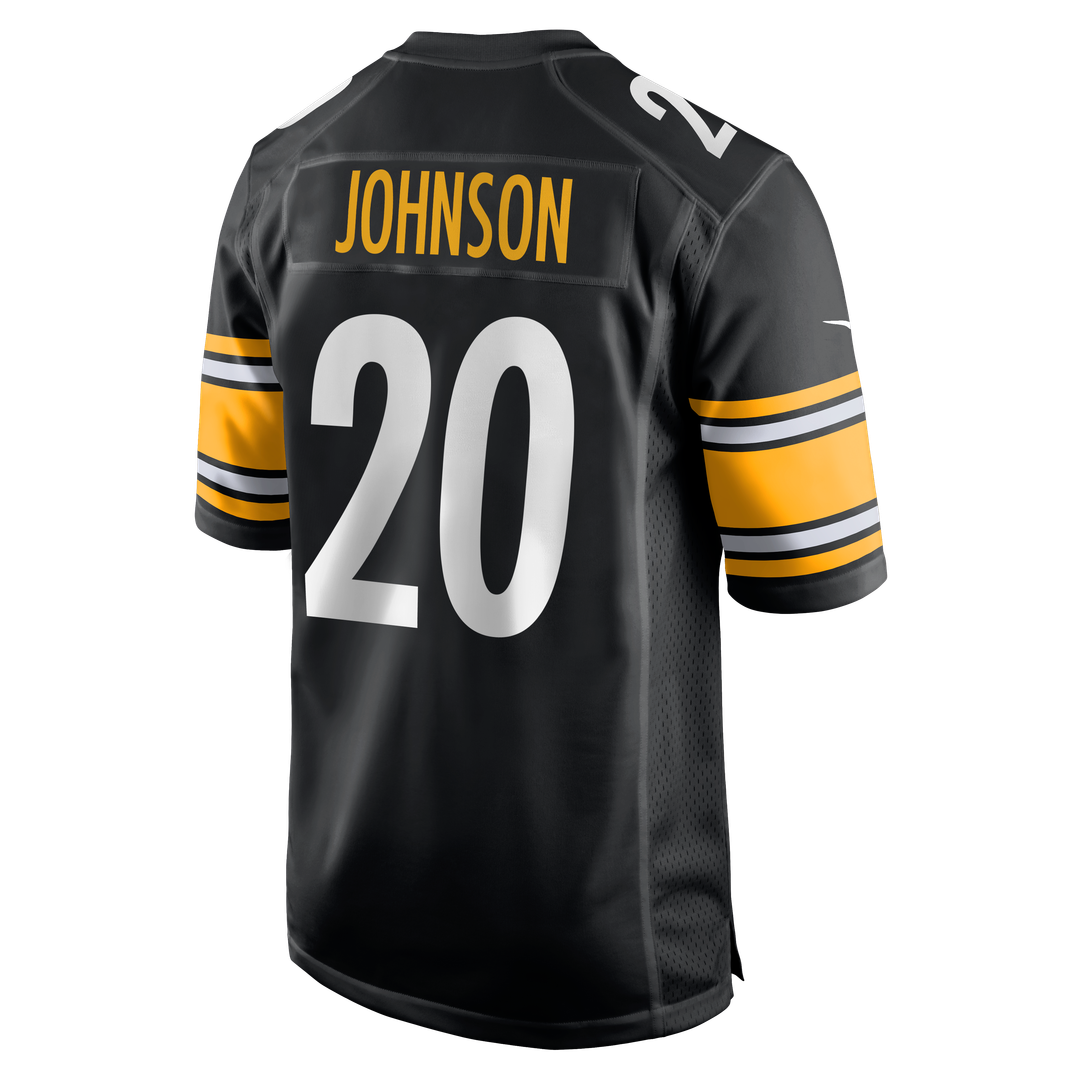 Kaleb Johnson Pittsburgh Steelers Team Game Jersey - Black
