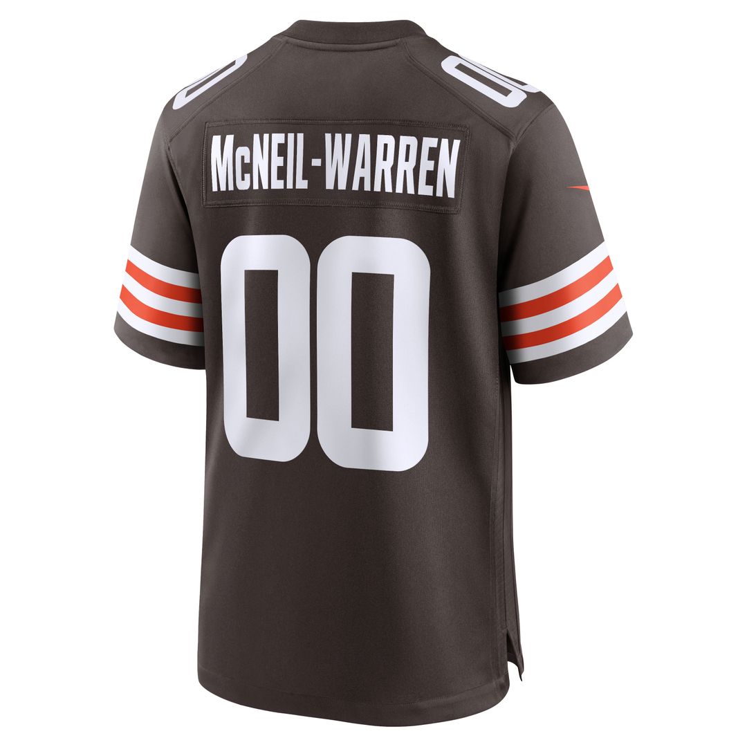 Emmanuel McNeil-Warren Cleveland Browns Game Jersey - Brown