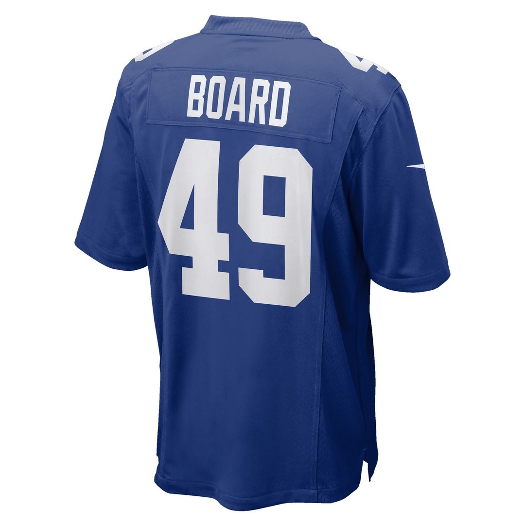 Chris Board New York Giants Team Game Jersey - Royal