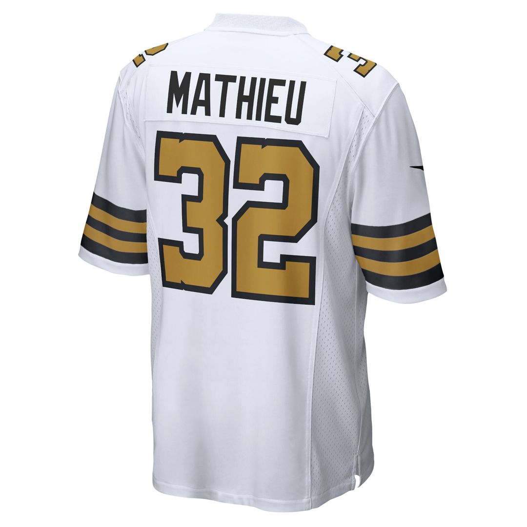 Tyrann Mathieu New Orleans Saints Alternate Game Jersey - White
