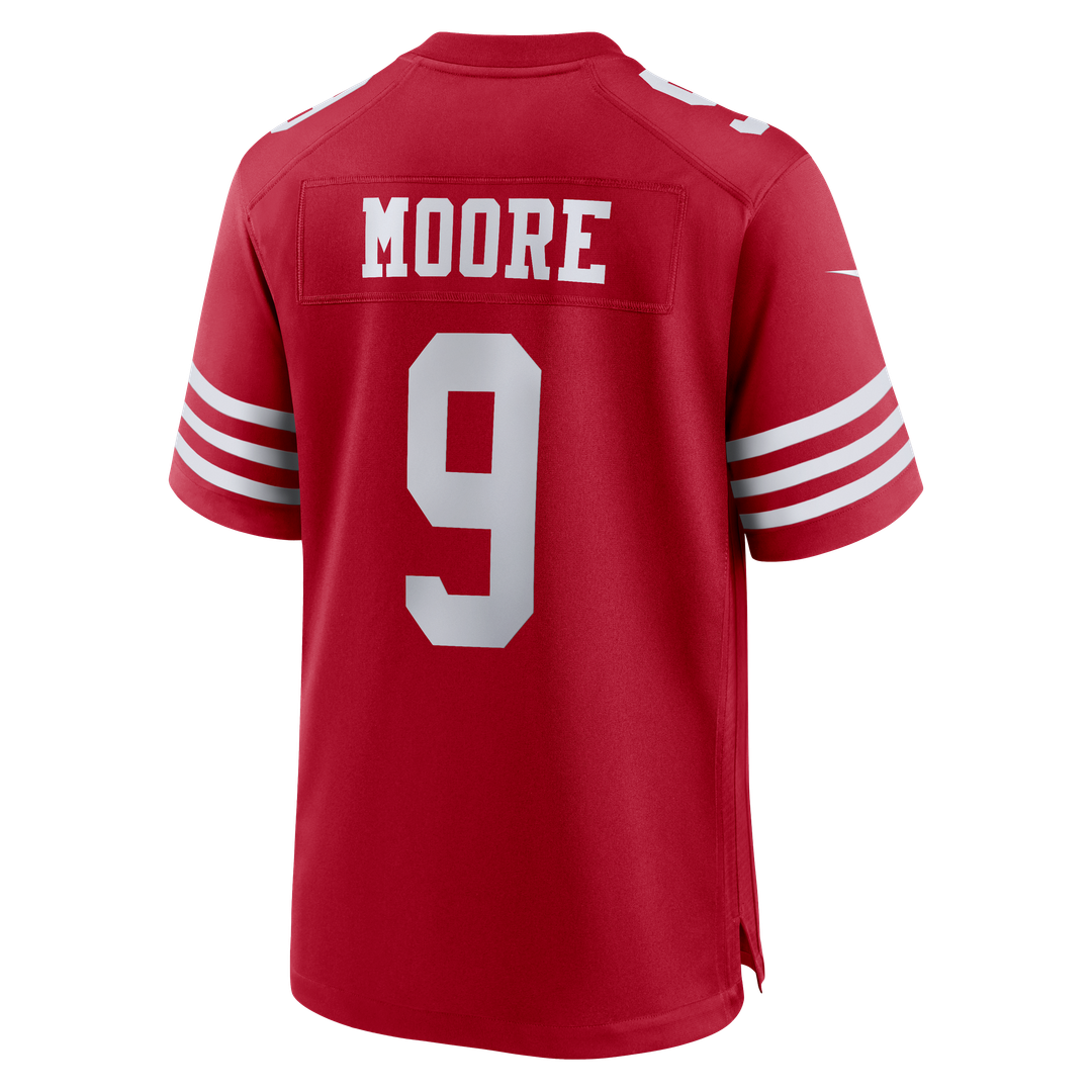 Skyy Moore San Francisco 49ers Team Game Jersey - Scarlet