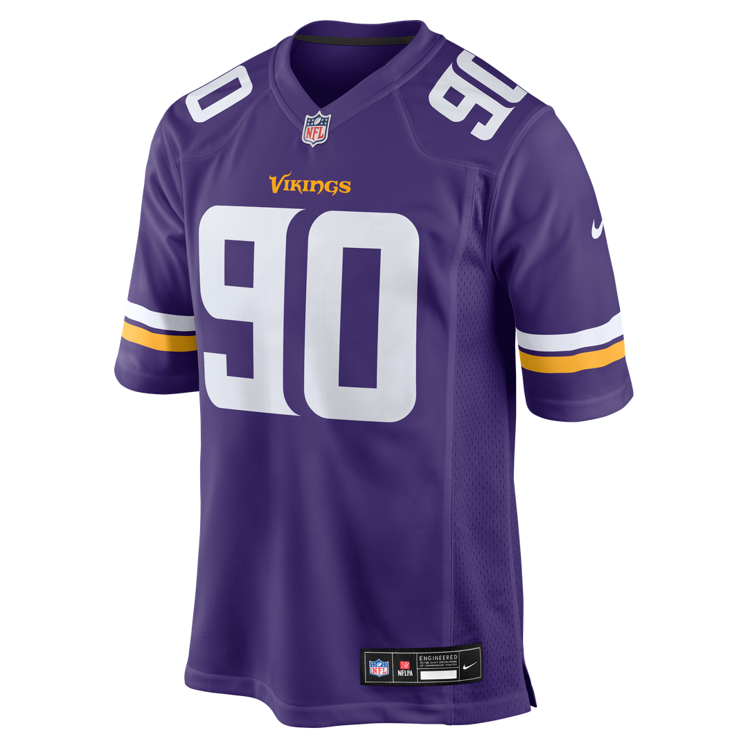 Tyrion Ingram-Dawkins Minnesota Vikings Team Game Jersey - Purple