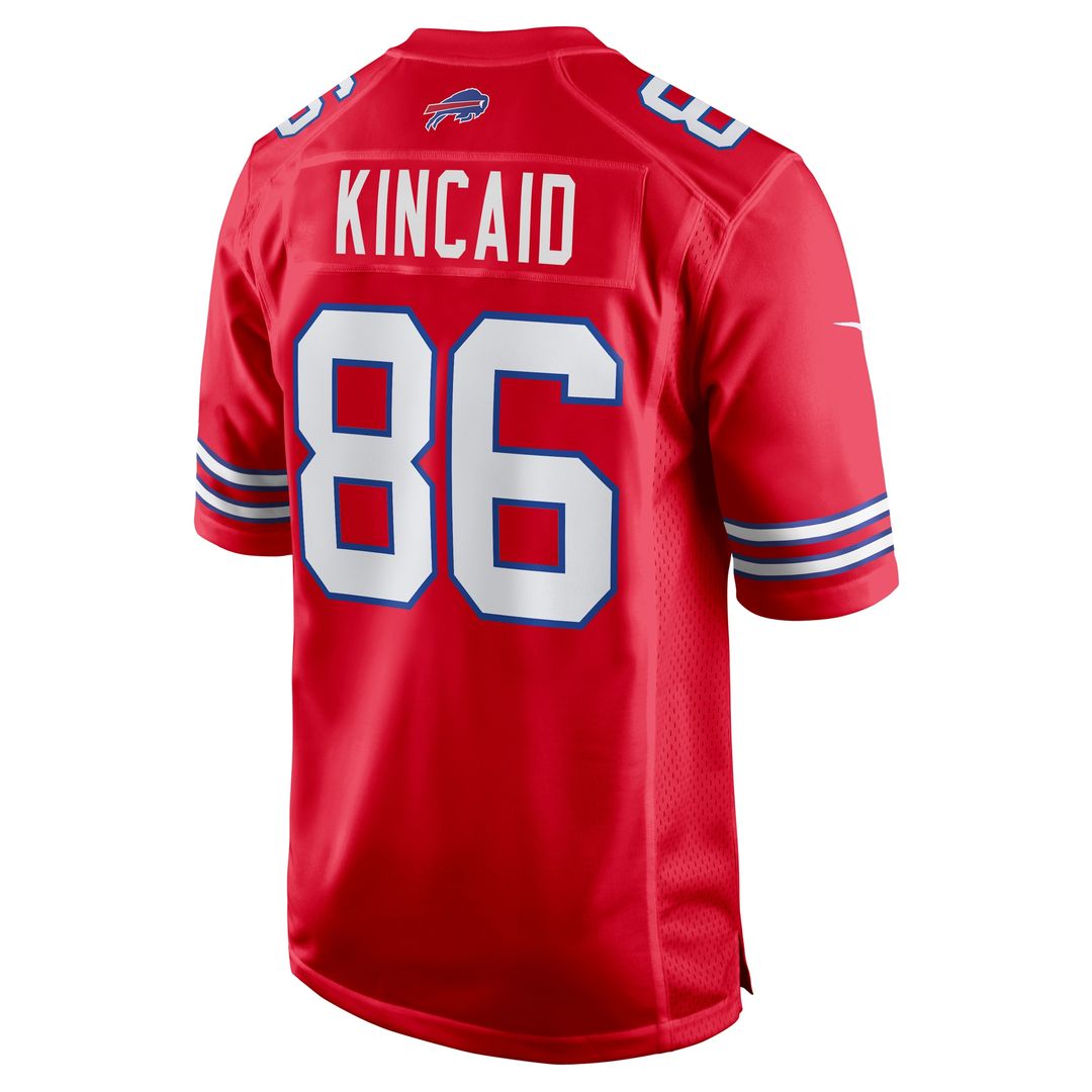 Dalton Kincaid Buffalo Bills Alternate Game Jersey - Red