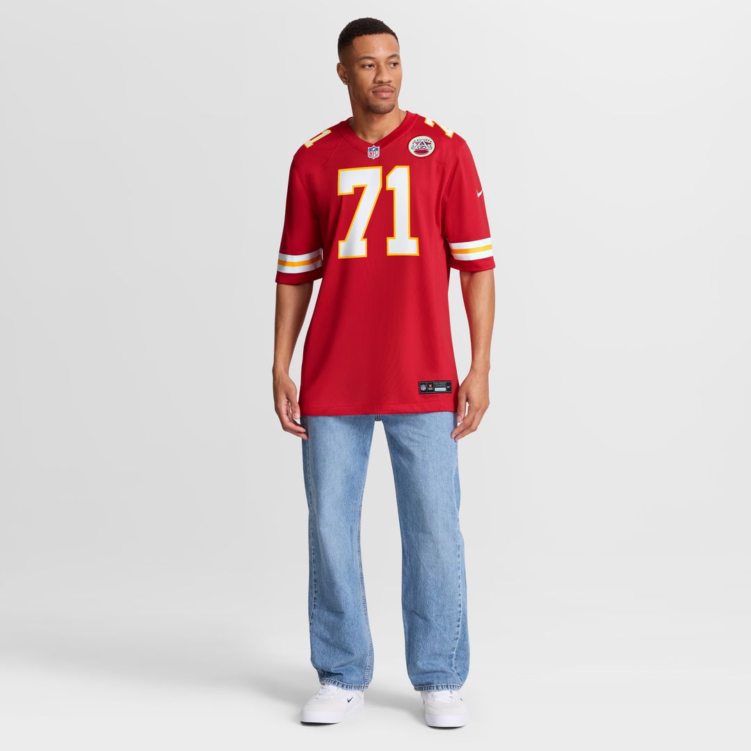 Josh Simmons Kansas City Chiefs Game Jersey - Red