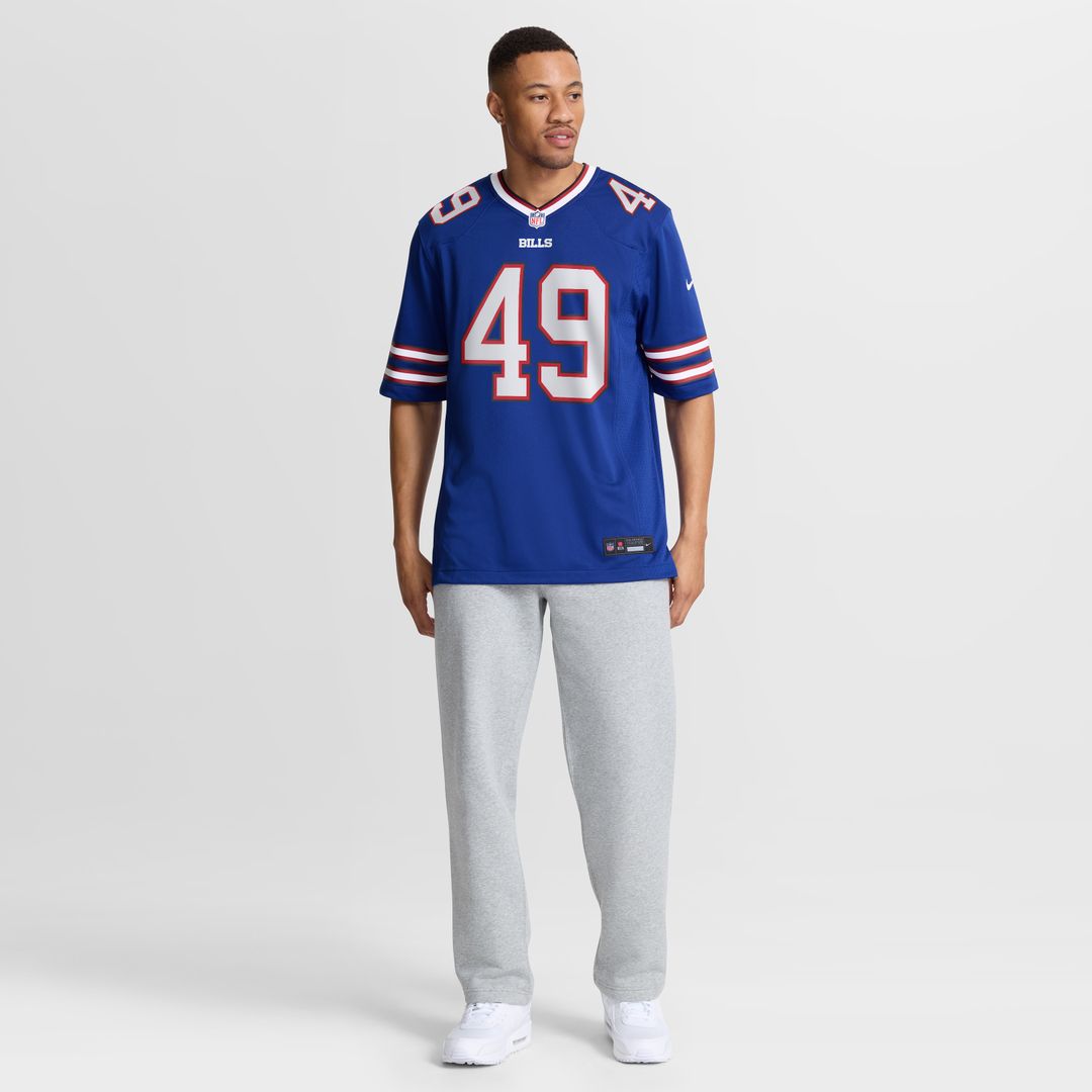 DaShaun White Buffalo Bills Team Game Jersey - Royal