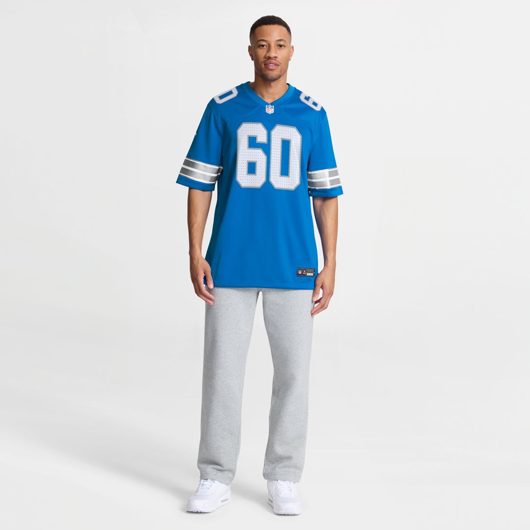 Graham Glasgow Detroit Lions Team Game Jersey - Blue