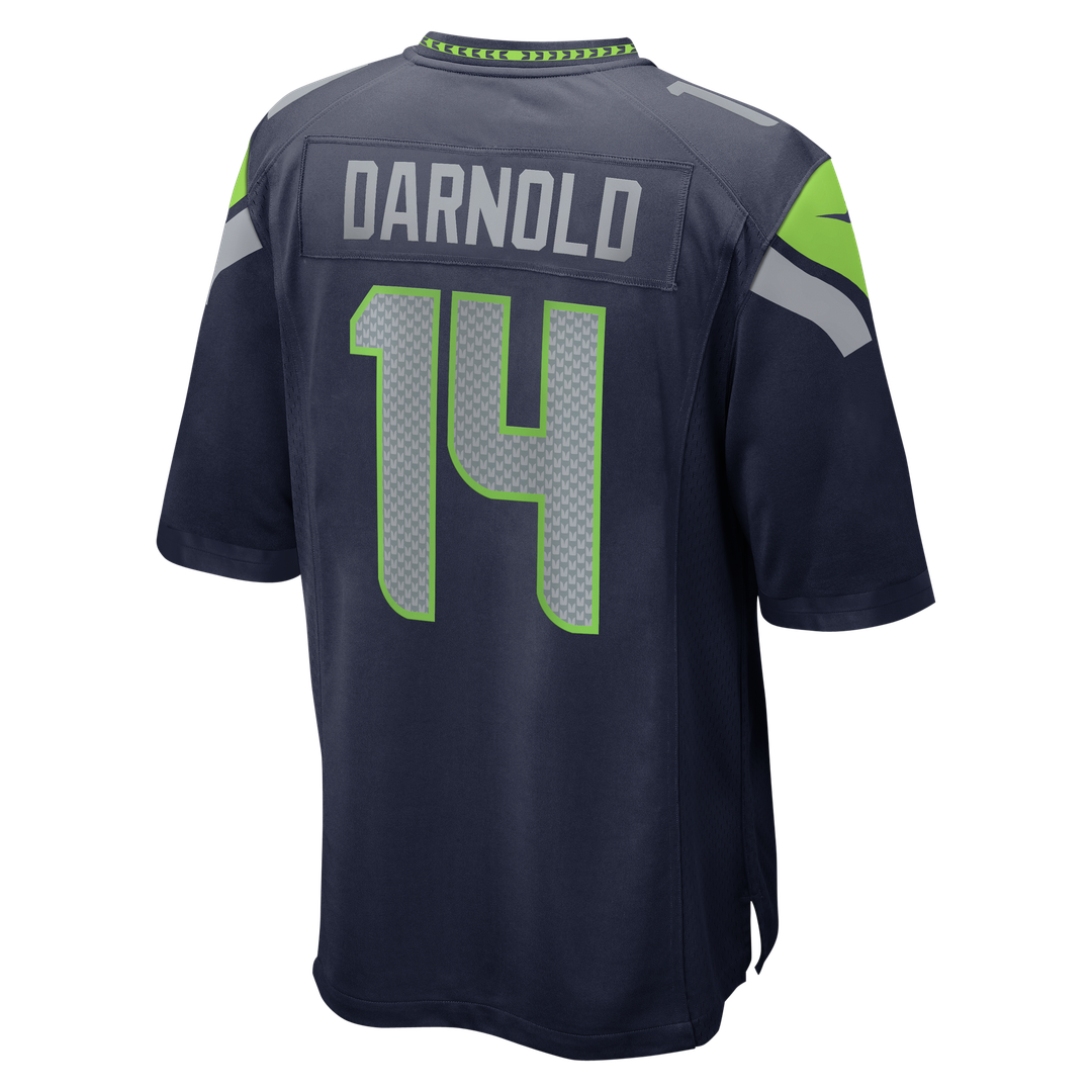 Sam Darnold Seattle Seahawks Super Bowl LX Patch Game Jersey - College Navy