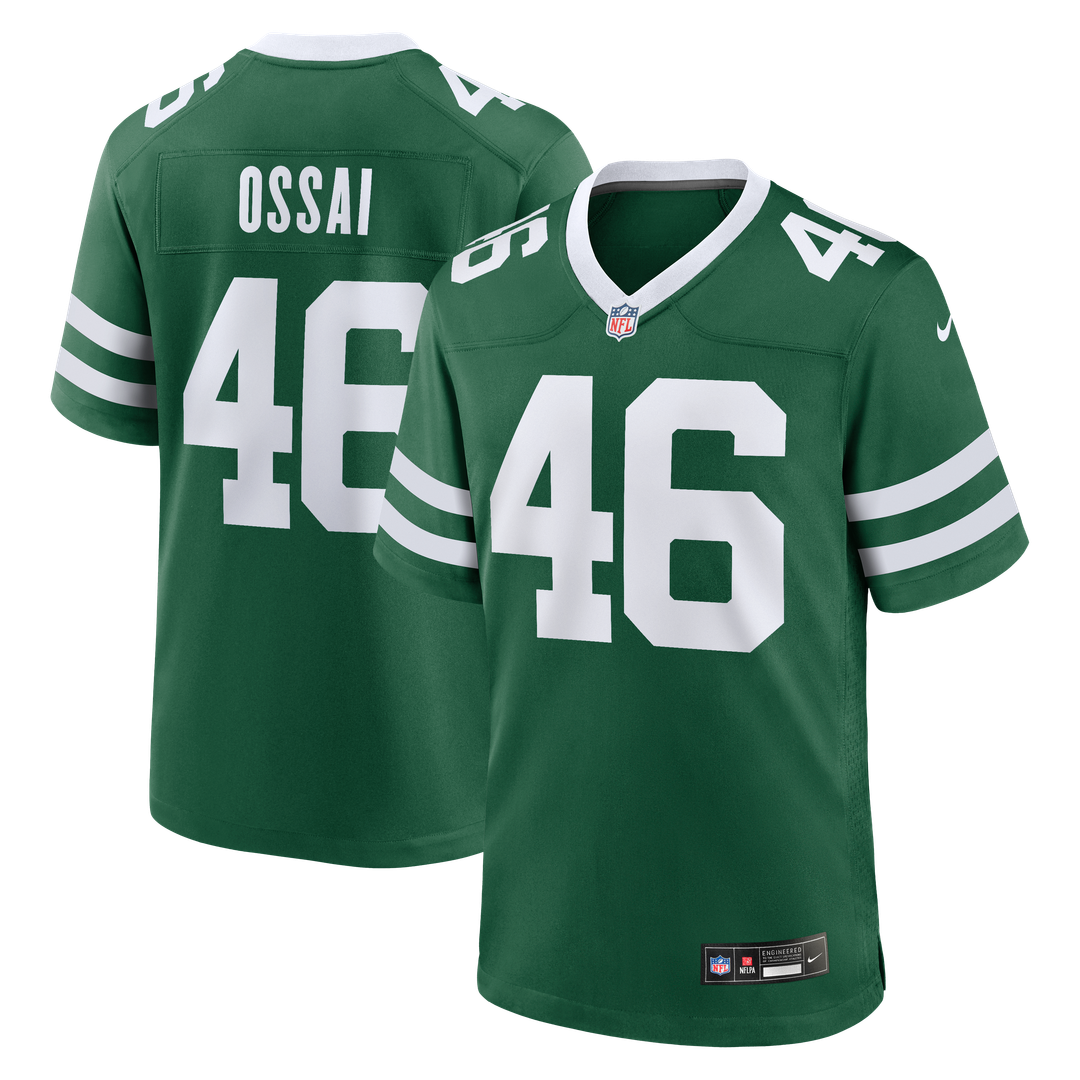 Joseph Ossai New York Jets Team Game Jersey - Legacy Green