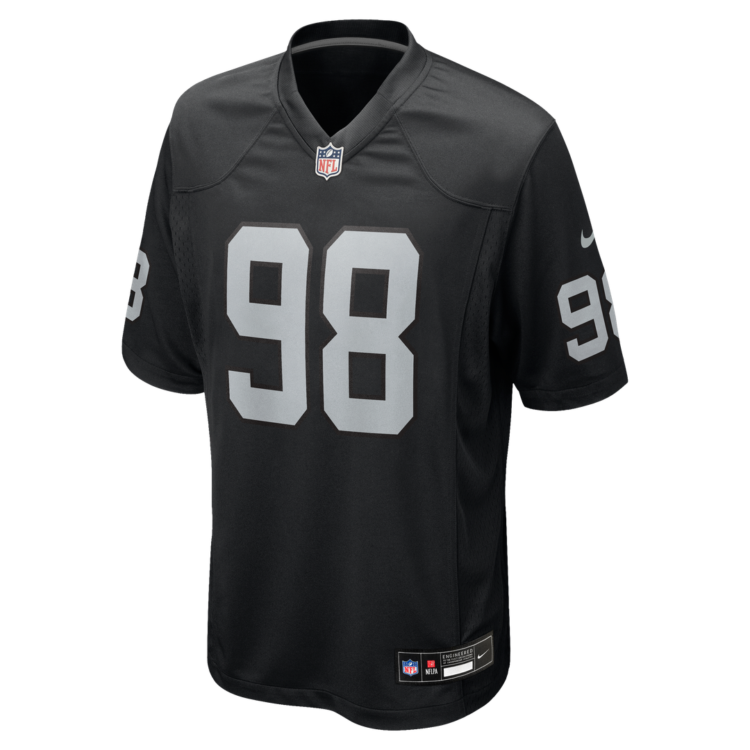 Maxx Crosby Las Vegas Raiders Game Jersey - Black