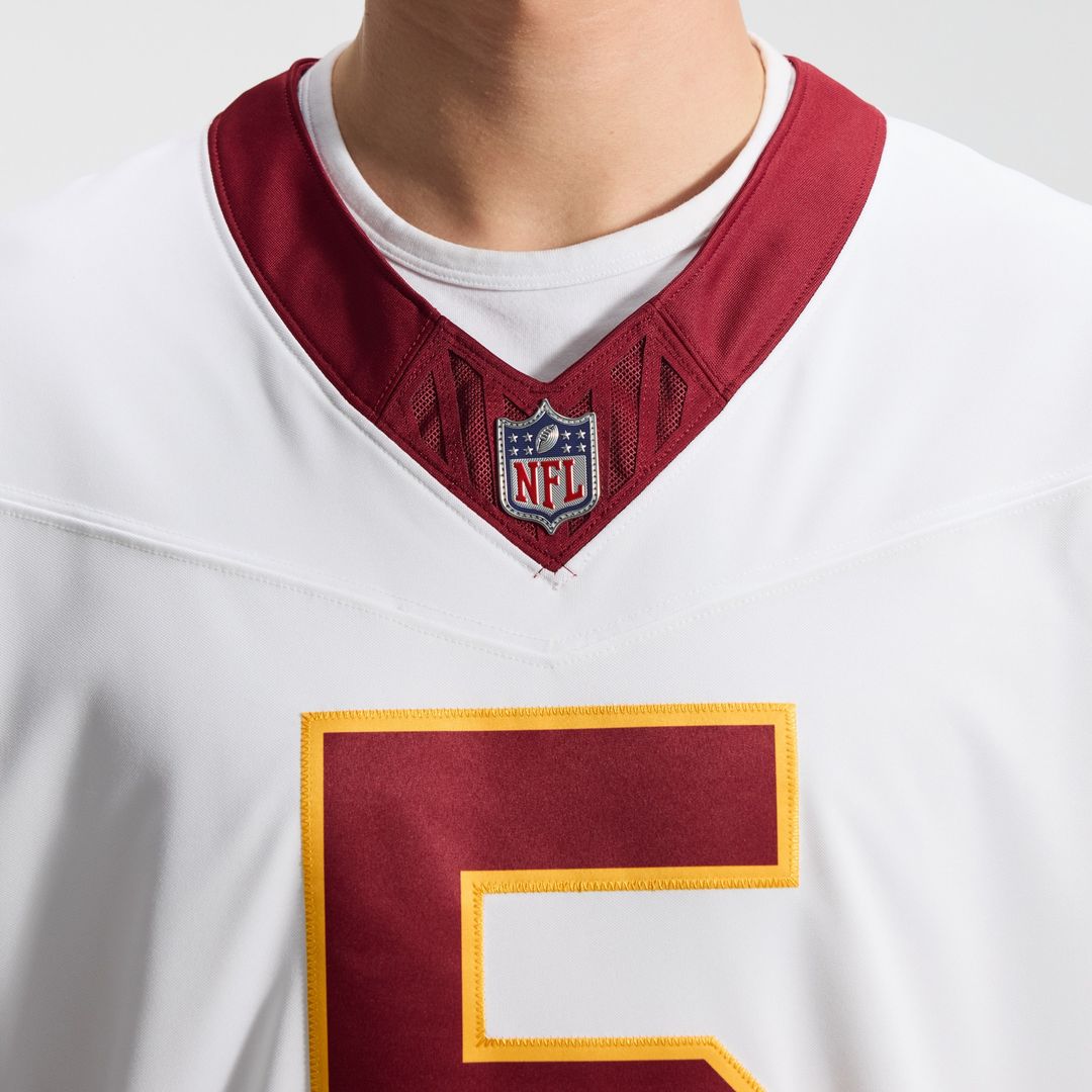 Jayden Daniels Washington Commanders Vapor F.U.S.E. Stitched Limited Jersey - White