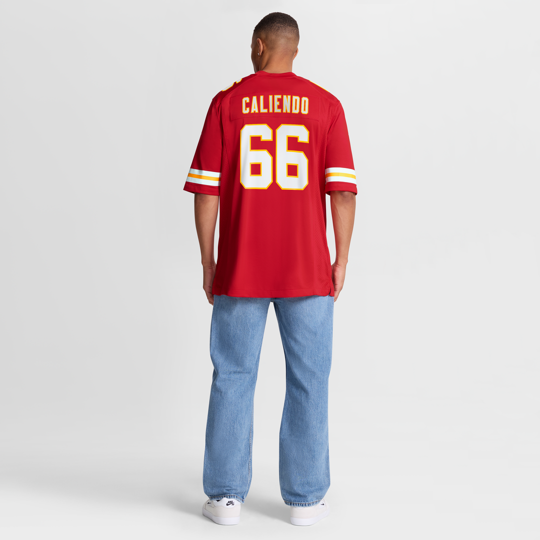 Mike Caliendo Kansas City Chiefs Game Player Jersey - Red