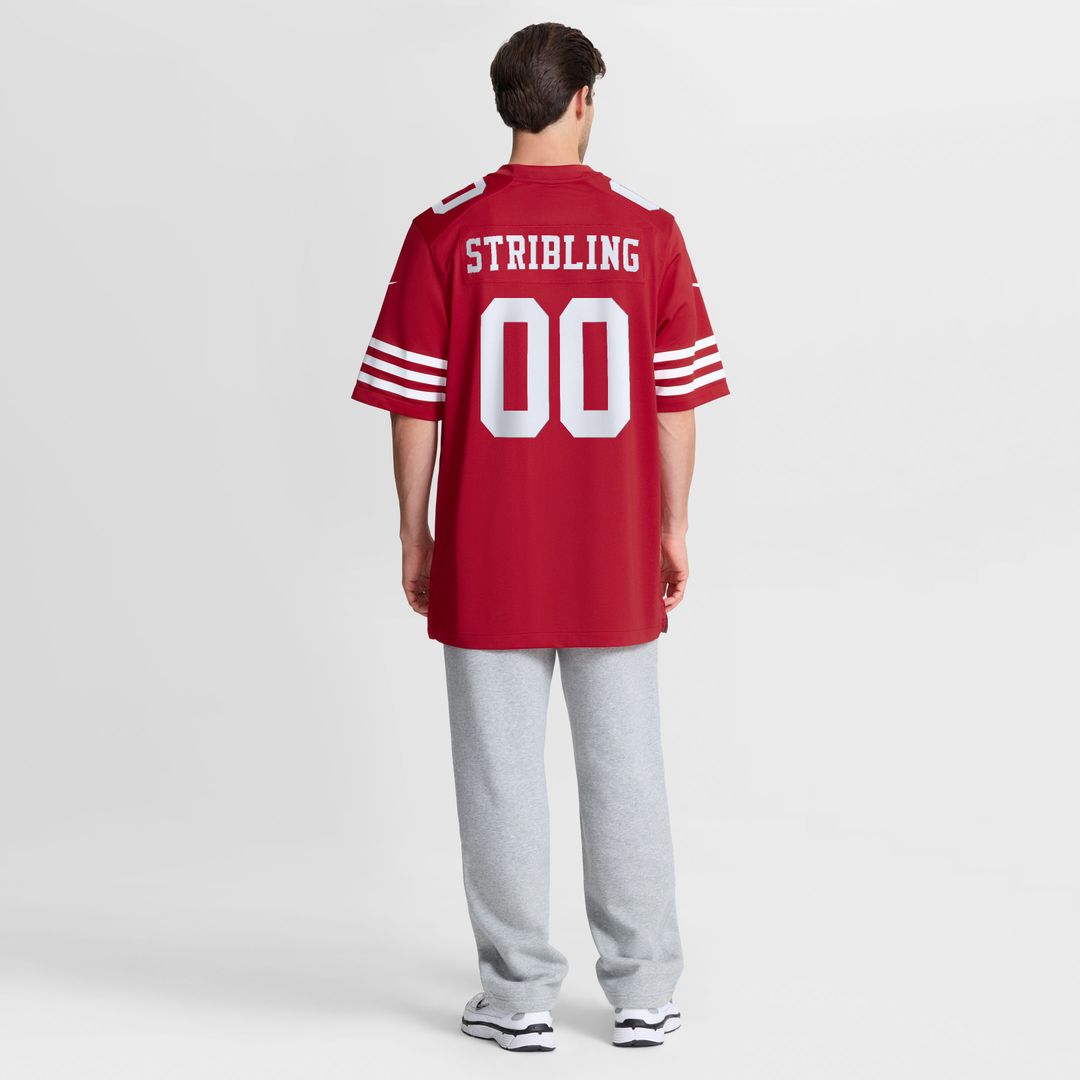 De'Zhaun Stribling San Francisco 49ers Game Jersey - Scarlet