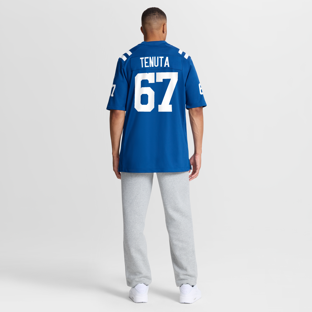 Luke Tenuta Indianapolis Colts Team Game Jersey - Royal