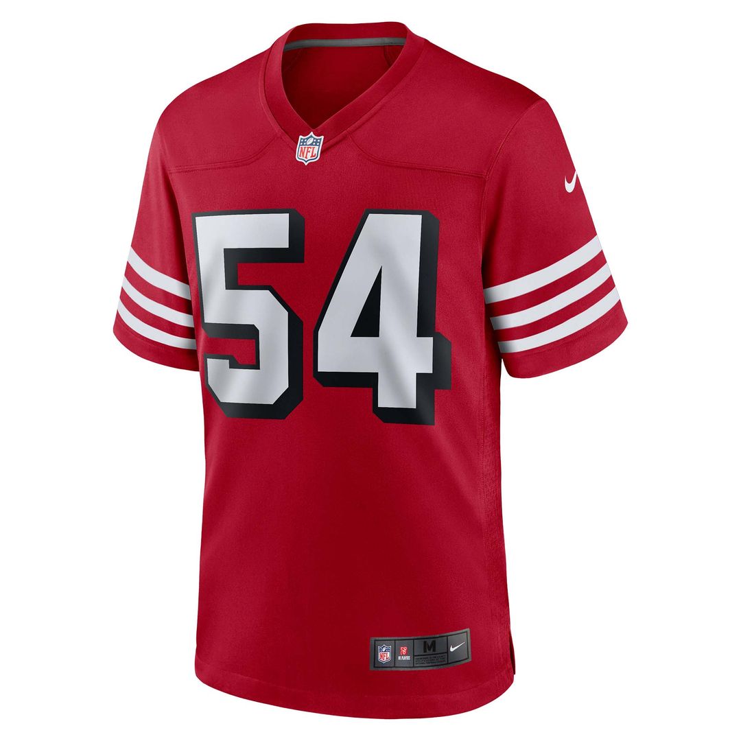 Fred Warner San Francisco 49ers Alternate Game Jersey - Scarlet