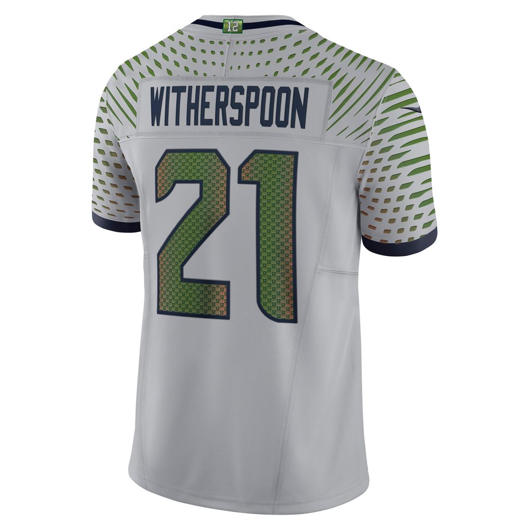 Devon Witherspoon Seattle Seahawks 2025 Rivalries Collection Stitched Limited Jersey - Wolf Gray