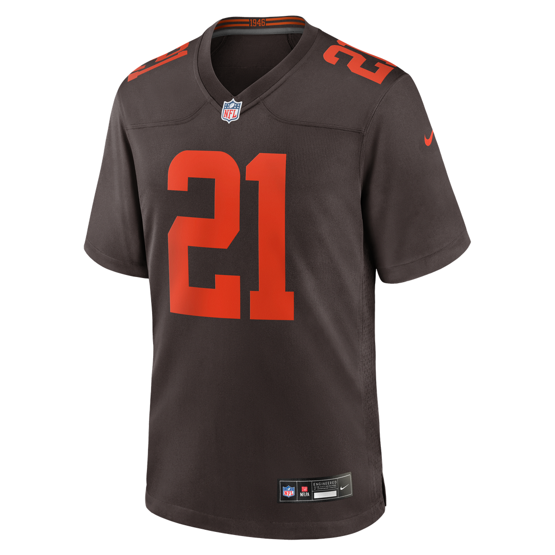 Denzel Ward Cleveland Browns Alpha Dawg Game Jersey - Brown