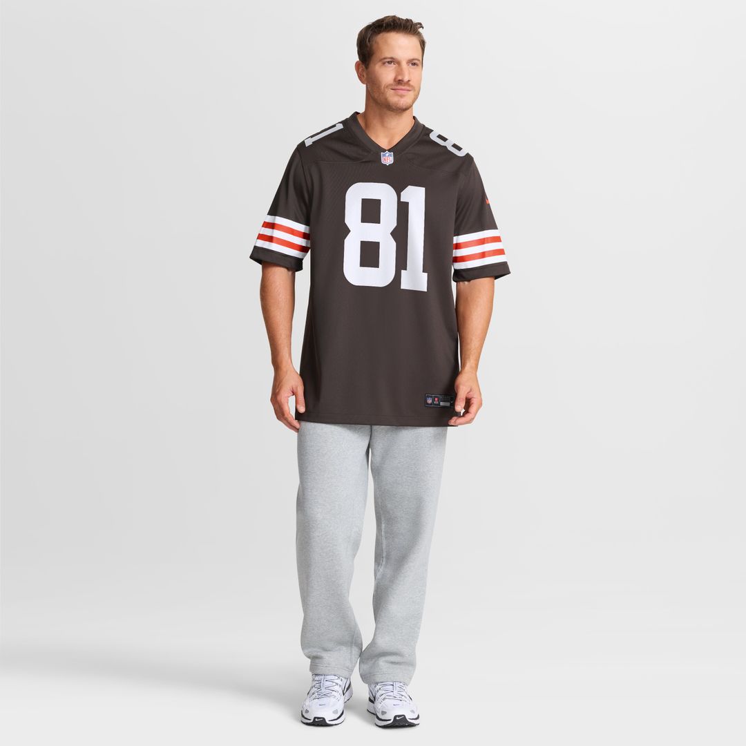 Luke Floriea Cleveland Browns Team Game Jersey - Brown