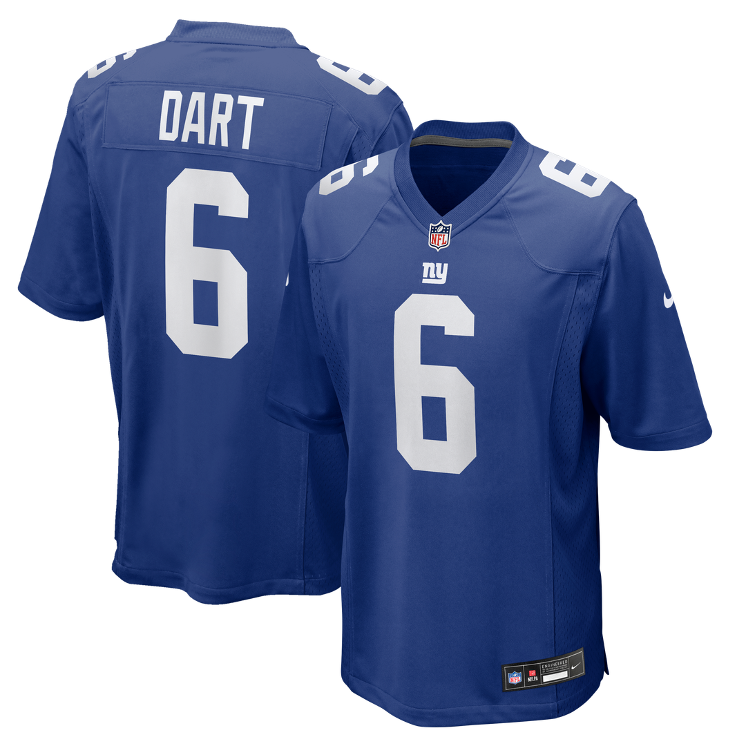 Jaxson Dart New York Giants Alternate Century Red Game Jersey - Red