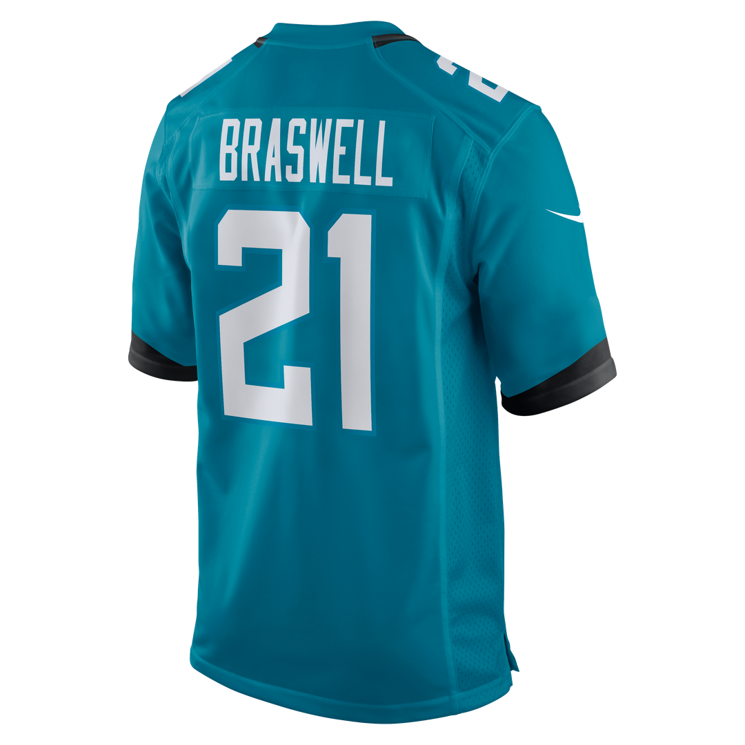 Christian Braswell Jacksonville Jaguars Team Game Jersey - Teal