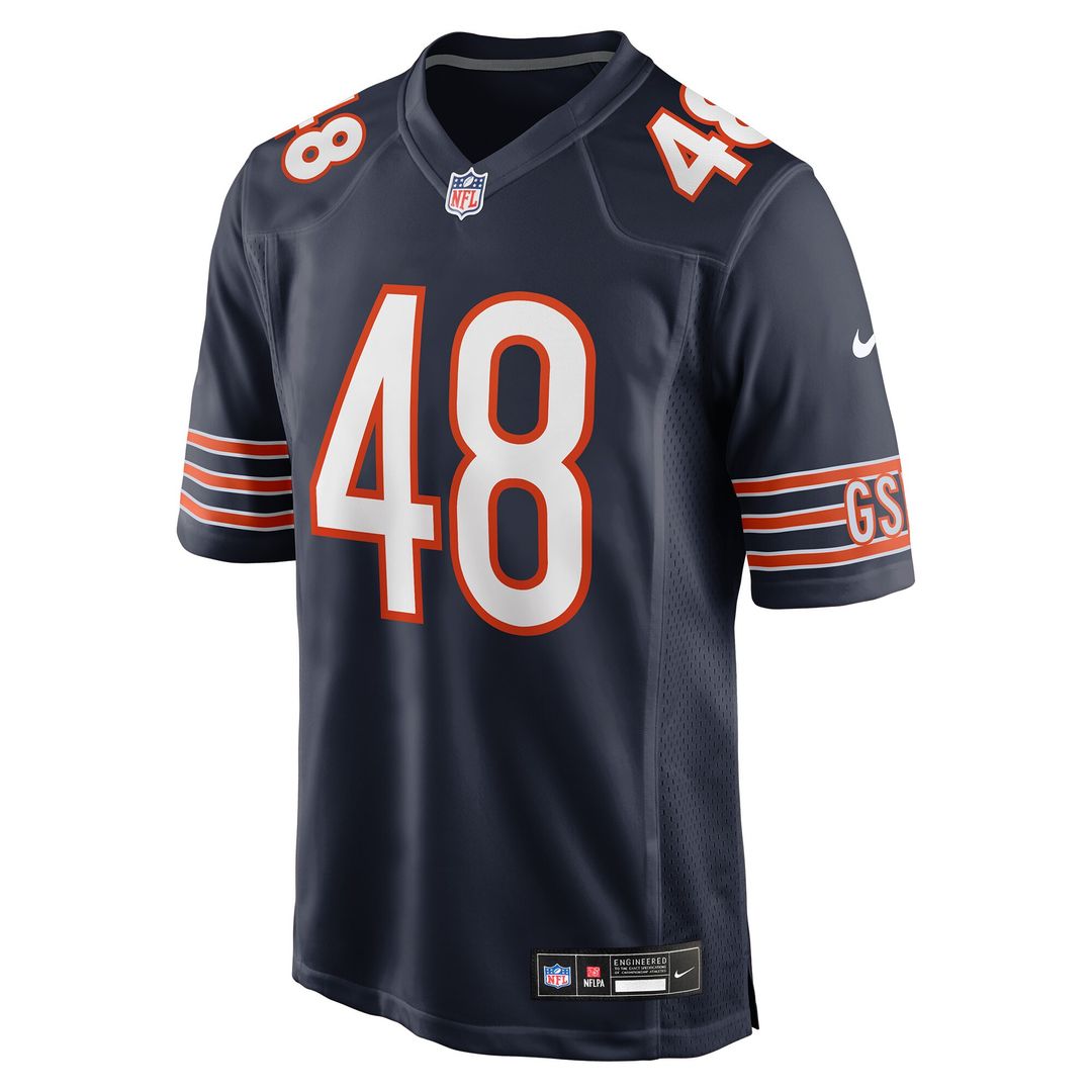 D'Marco Jackson Chicago Bears Team Game Jersey - Navy