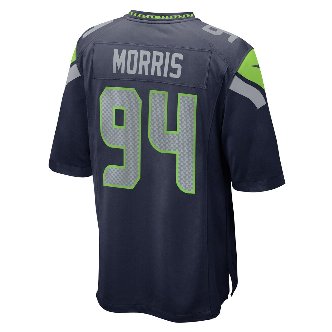 Mike Morris Seattle Seahawks Game Jersey - College Navy