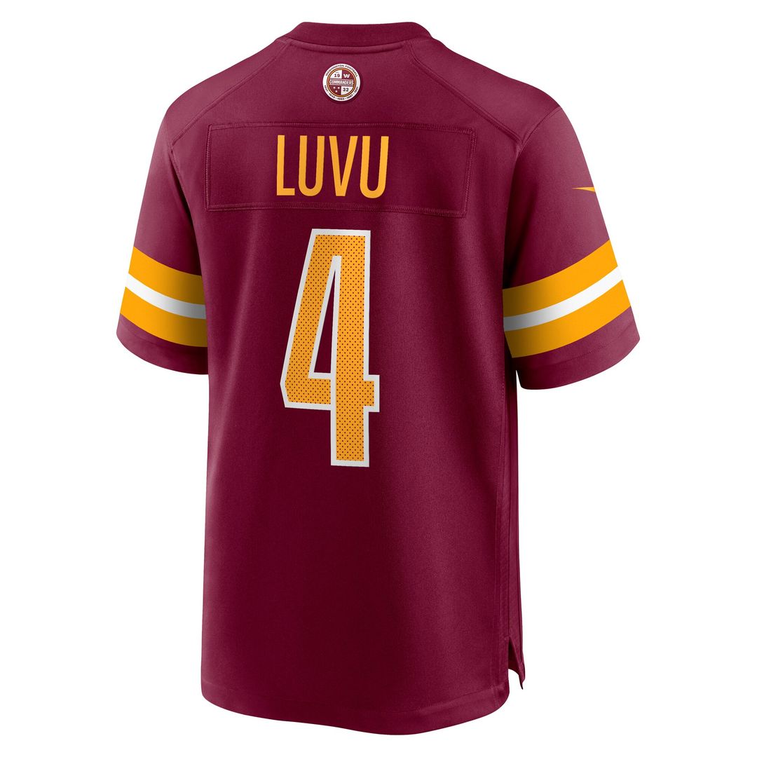 Frankie Luvu Washington Commanders Game Jersey - Burgundy