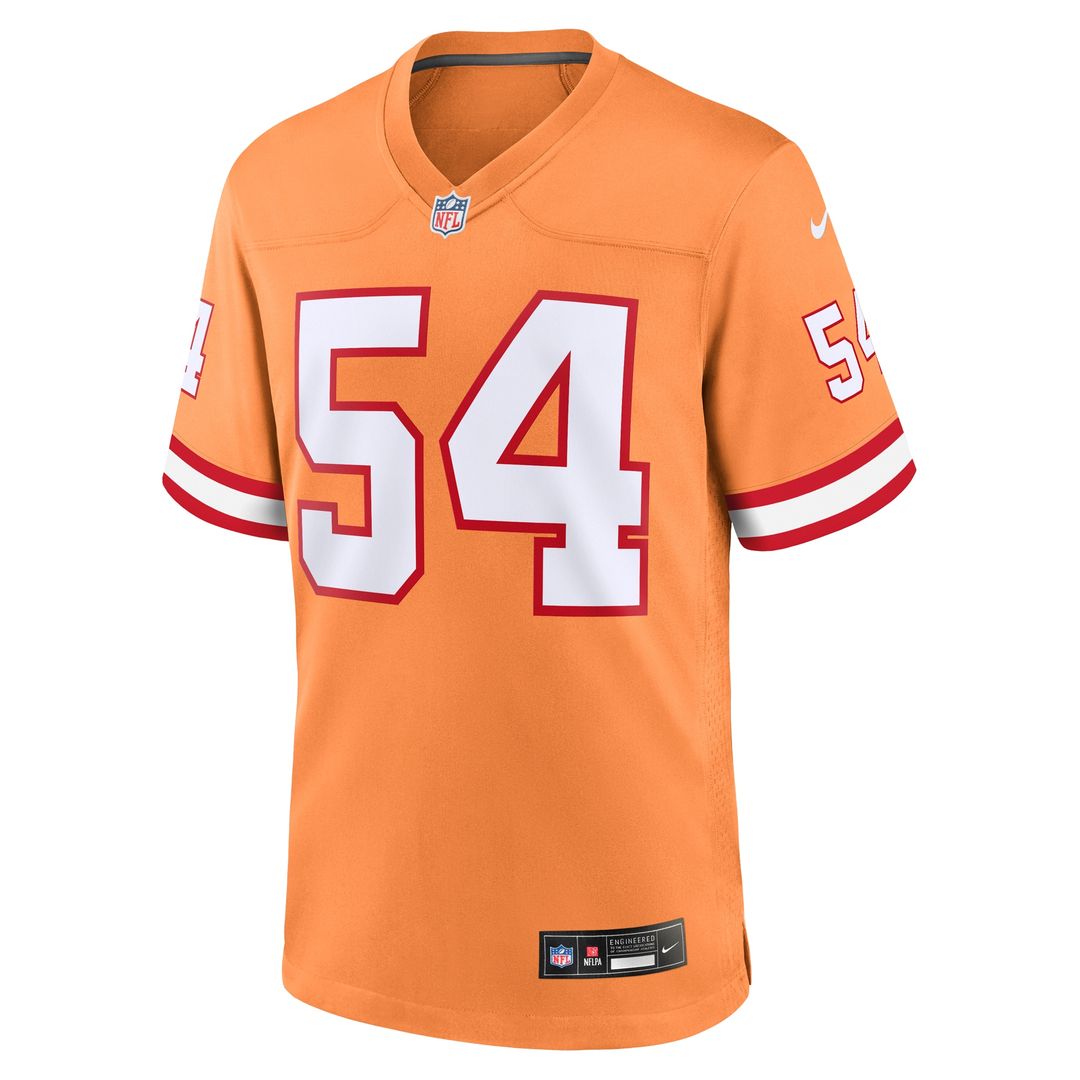 Lavonte David Tampa Bay Buccaneers Throwback Game Jersey - Orange