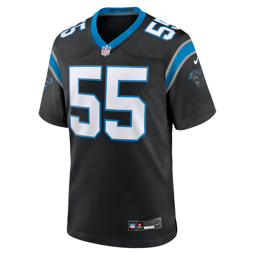 Devin Lloyd Carolina Panthers Team Game Jersey - Black