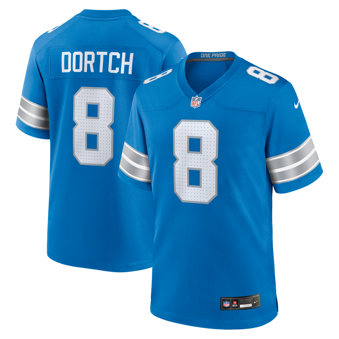 Greg Dortch Detroit Lions Team Game Jersey - Blue