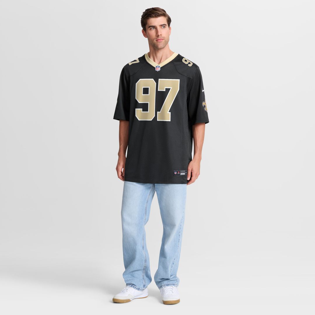 Khristian Boyd New Orleans Saints Game Jersey - Black