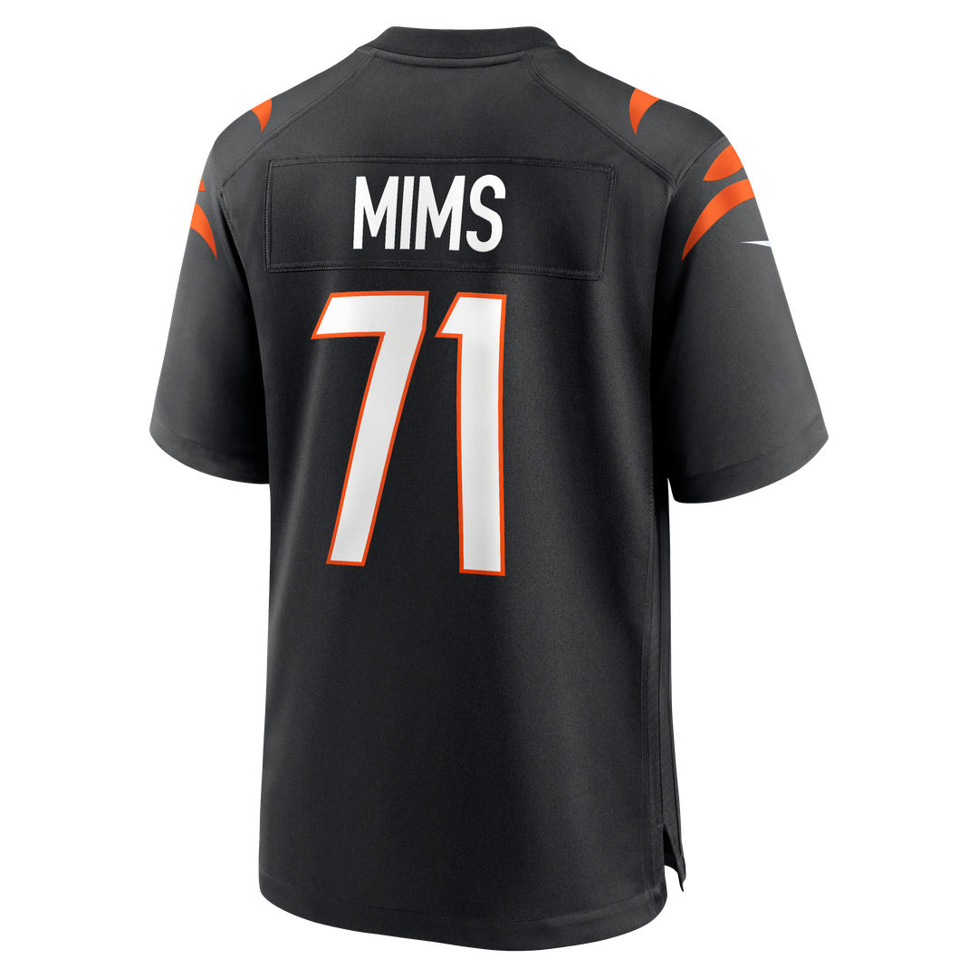Amarius Mims Cincinnati Bengals Player Game Jersey - Black