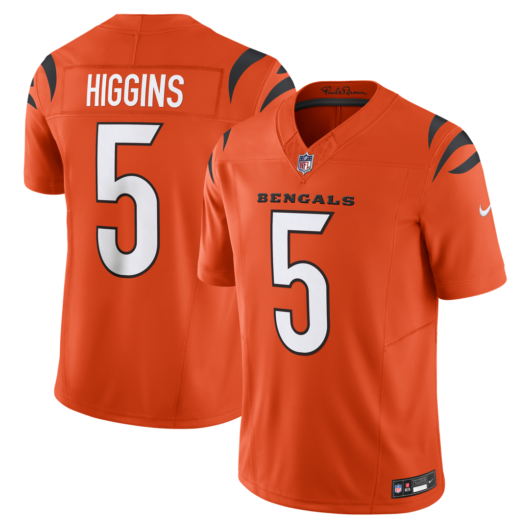 Tee Higgins Cincinnati Bengals Vapor F.U.S.E. Limited Jersey - Orange