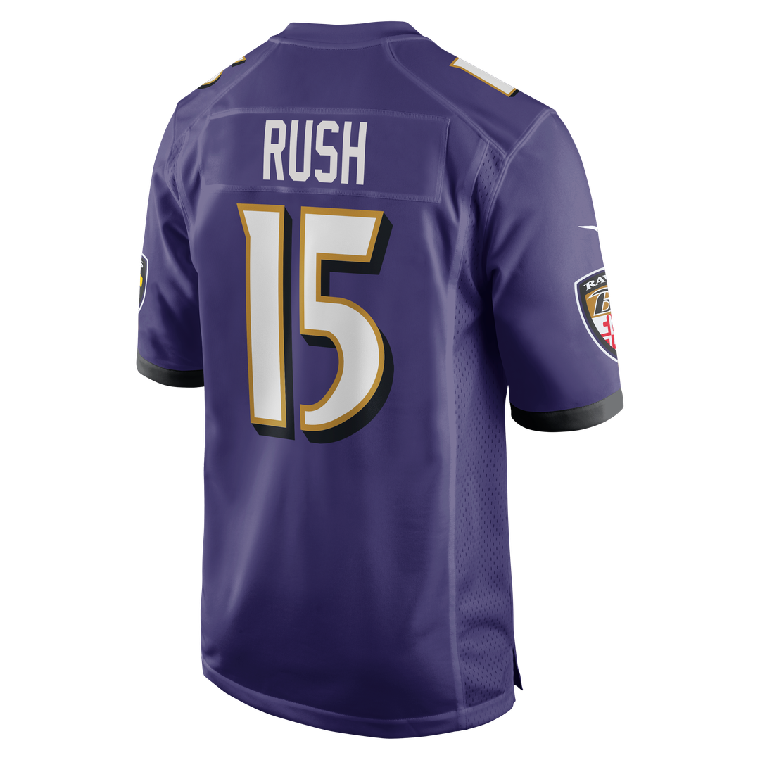 Cooper Rush Baltimore Ravens Team Game Jersey - Purple
