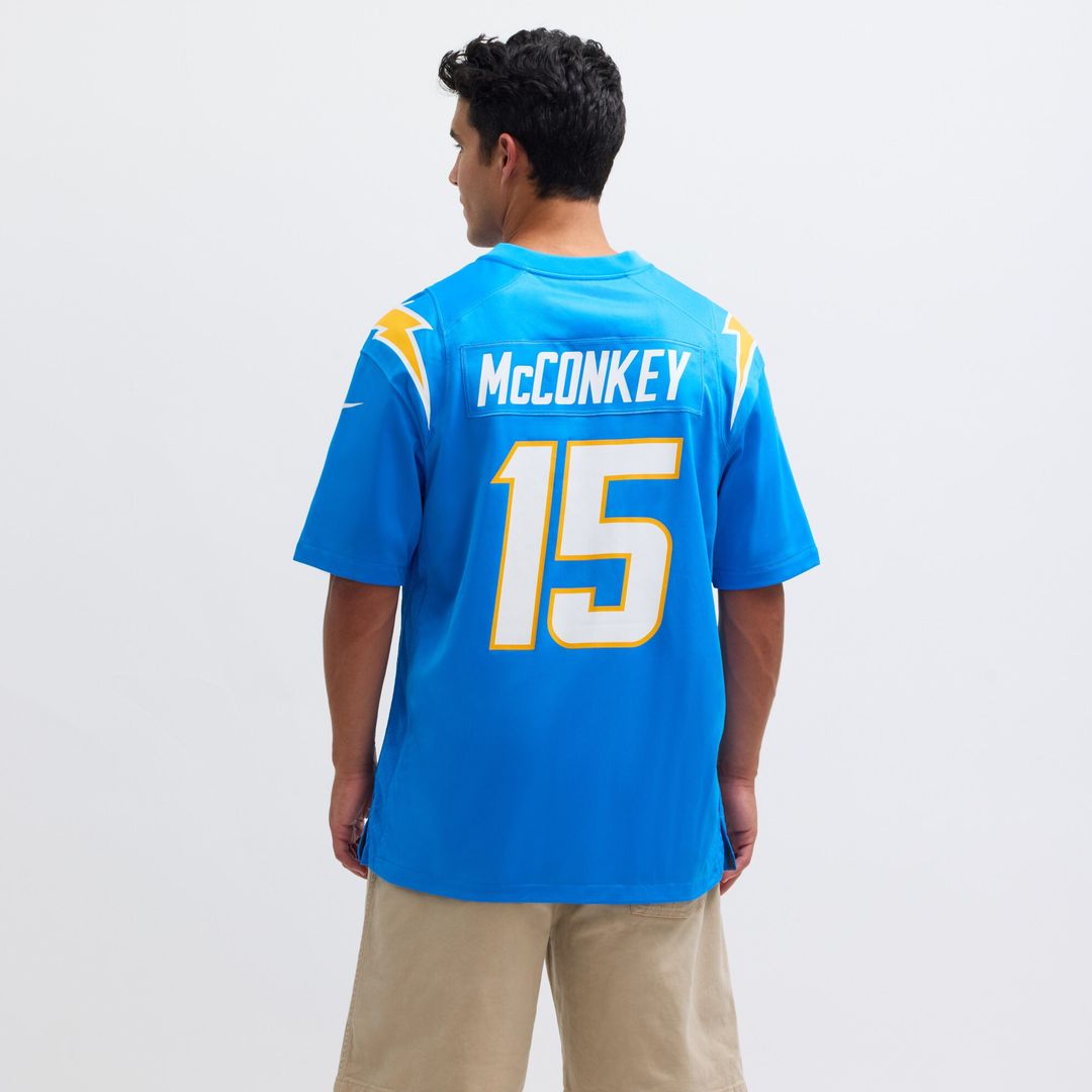 Ladd McConkey Los Angeles Chargers Alternate Super Chargers Game Player Jersey - Navy