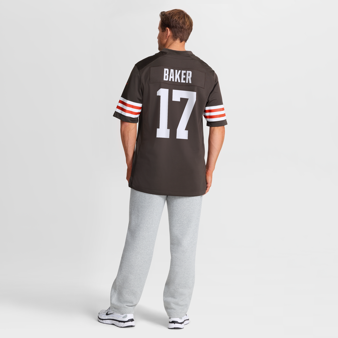 Jerome Baker Cleveland Browns Team Game Jersey - Brown