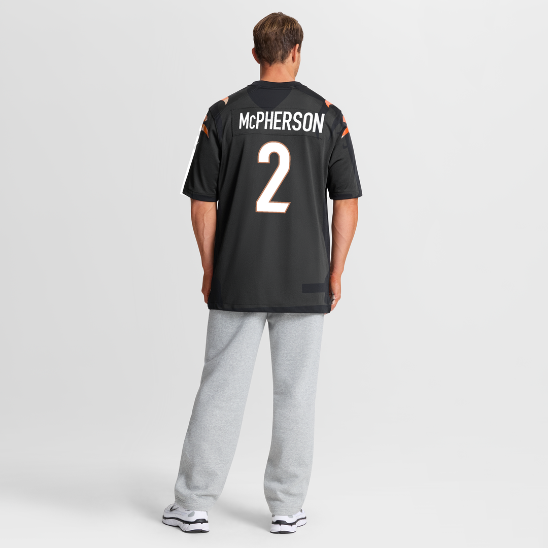 Evan McPherson Cincinnati Bengals Game Jersey - Black
