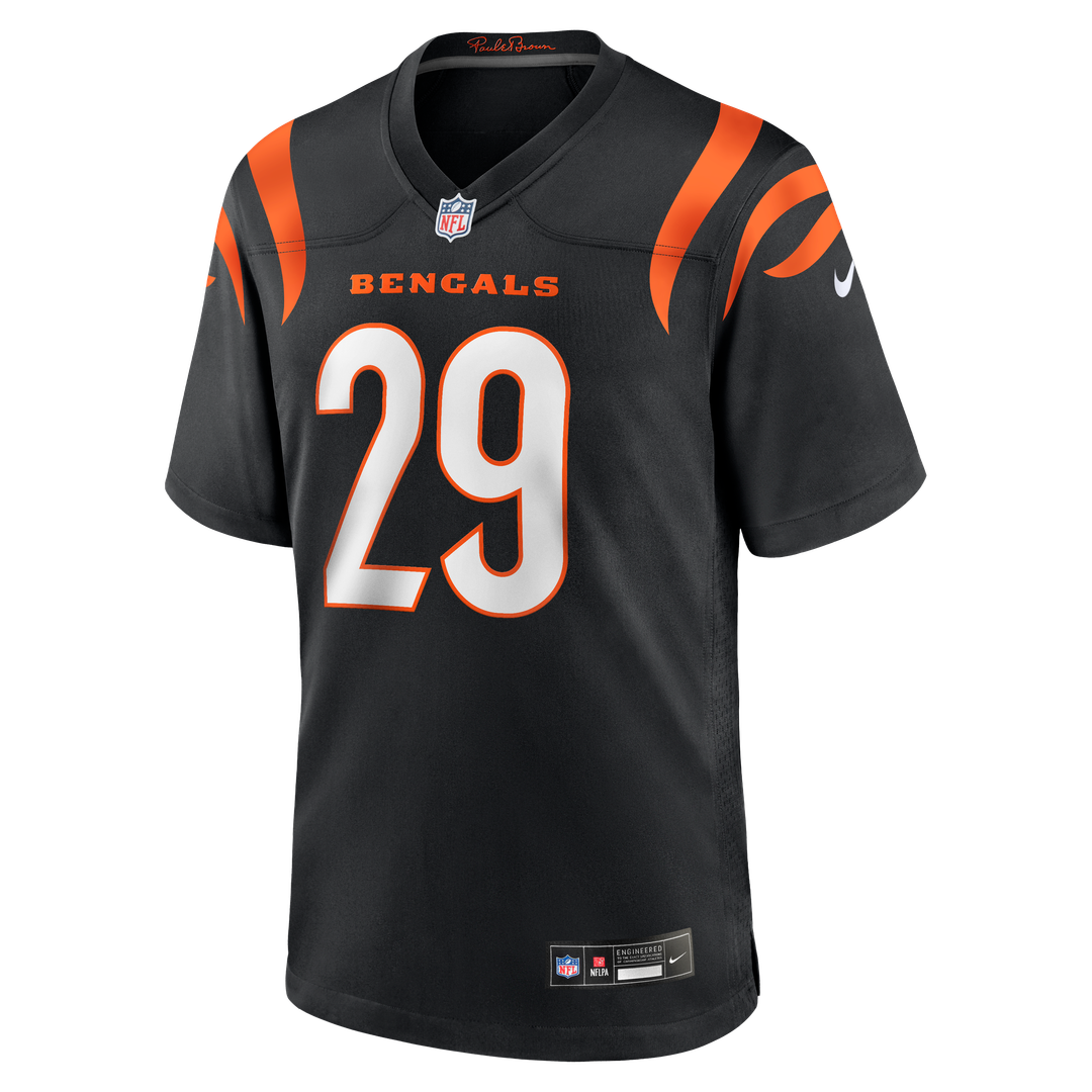 Kyle Dugger Cincinnati Bengals Team Game Jersey - Black
