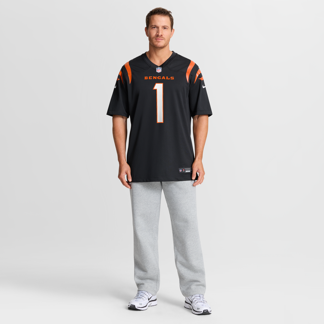 Number 1 Dad Cincinnati Bengals Game Jersey - Black