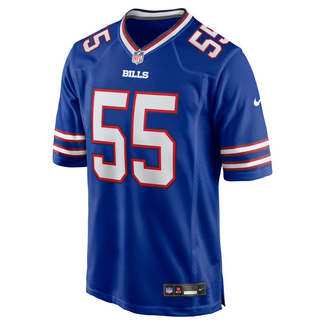 Michael Hoecht Buffalo Bills Team Game Jersey - Royal