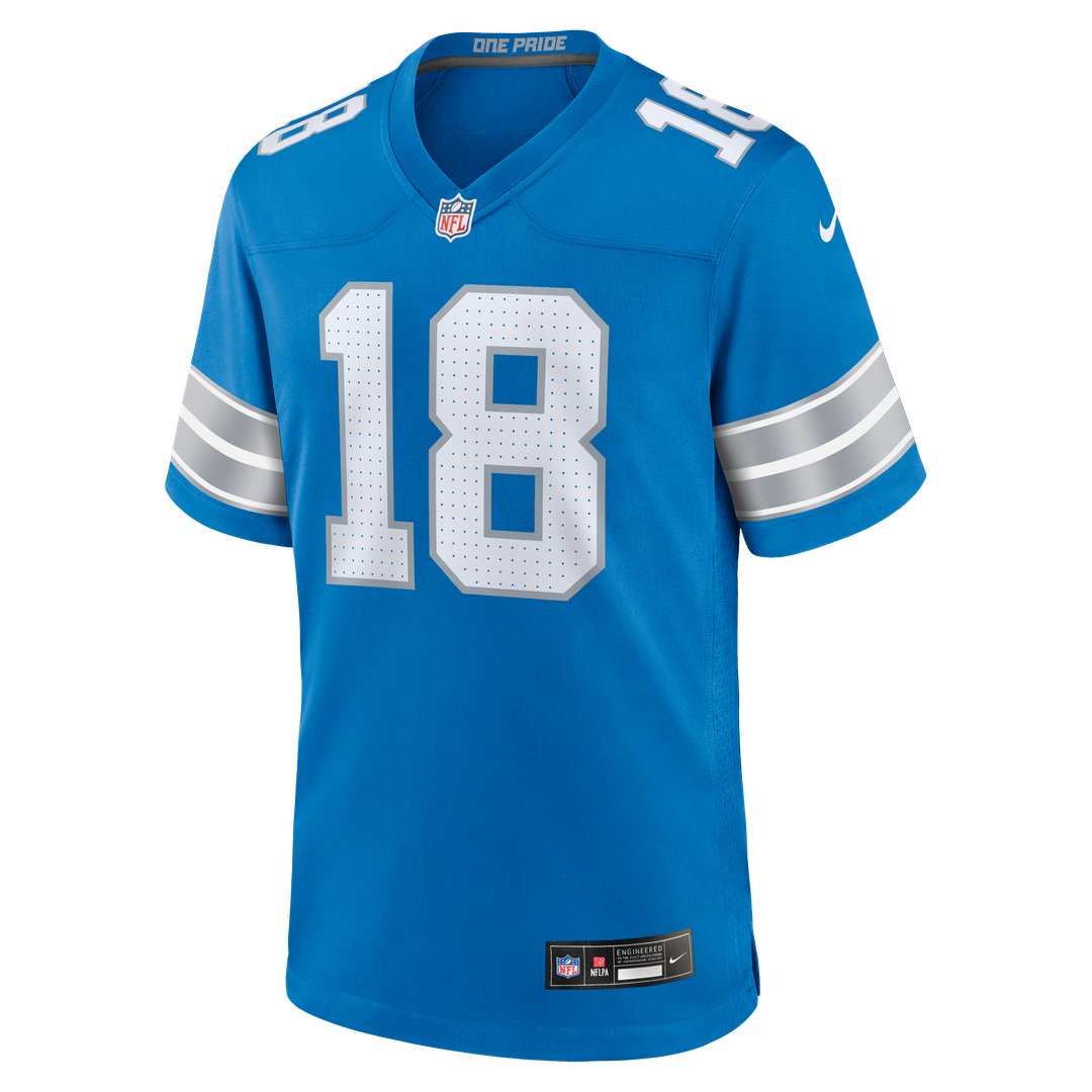 Isaac TeSlaa Detroit Lions Alternate Game Player Jersey - Black