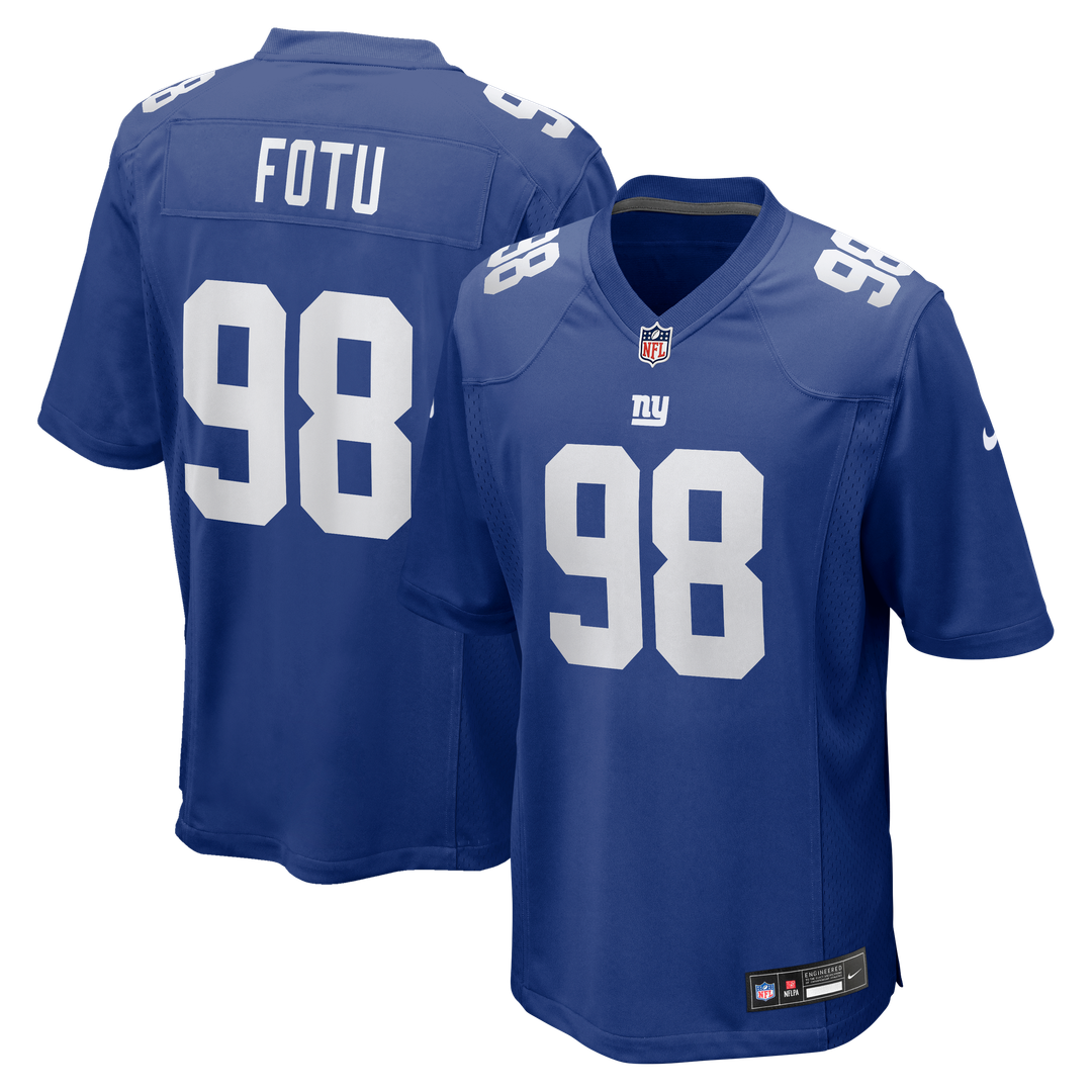 Leki Fotu New York Giants Team Game Jersey - Royal