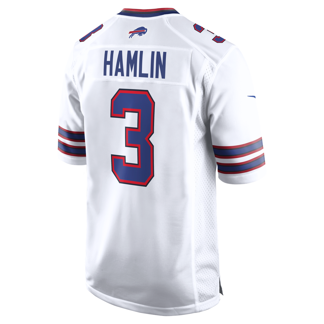 Damar Hamlin Buffalo Bills Game Jersey - White