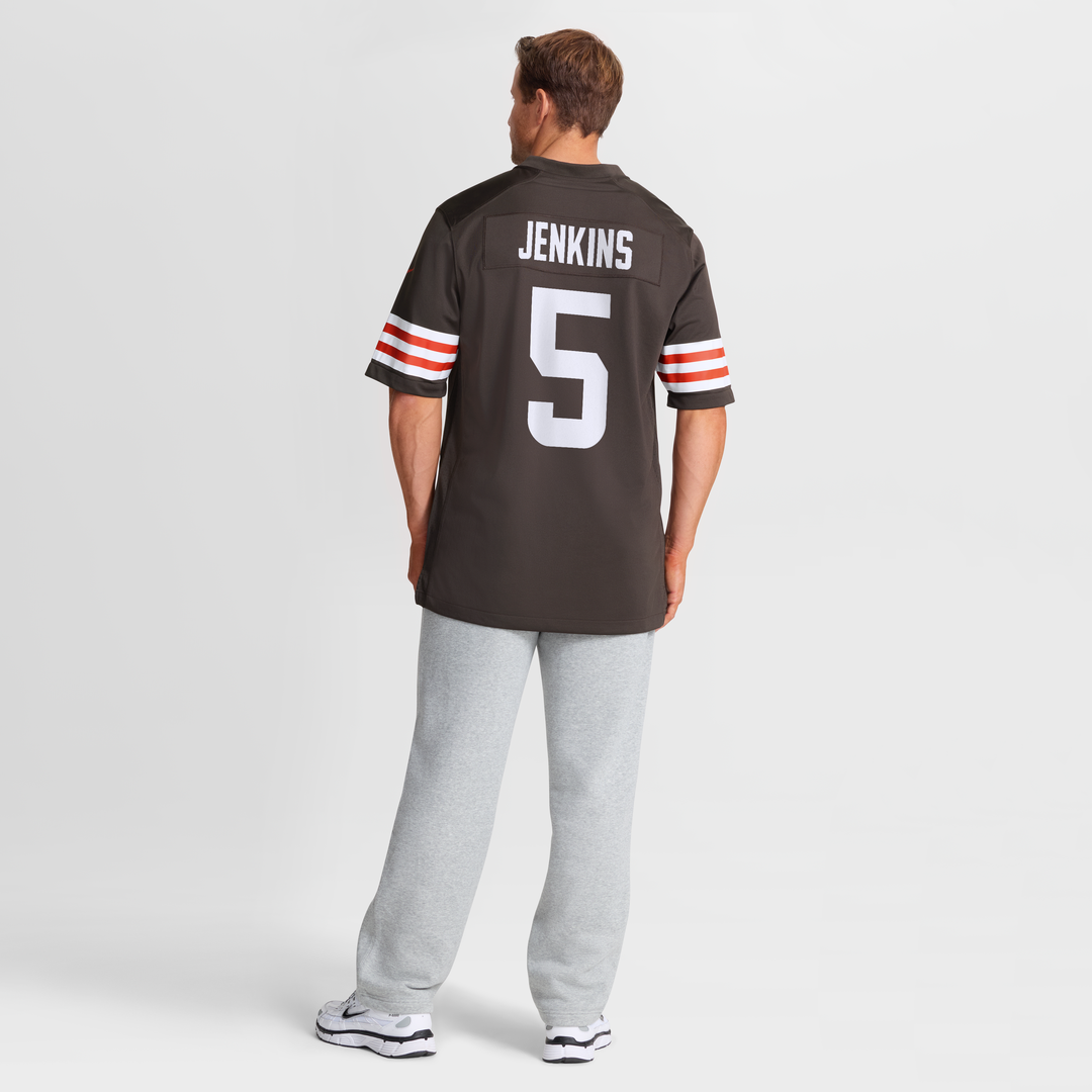 Rayshawn Jenkins Cleveland Browns Team Game Jersey - Brown