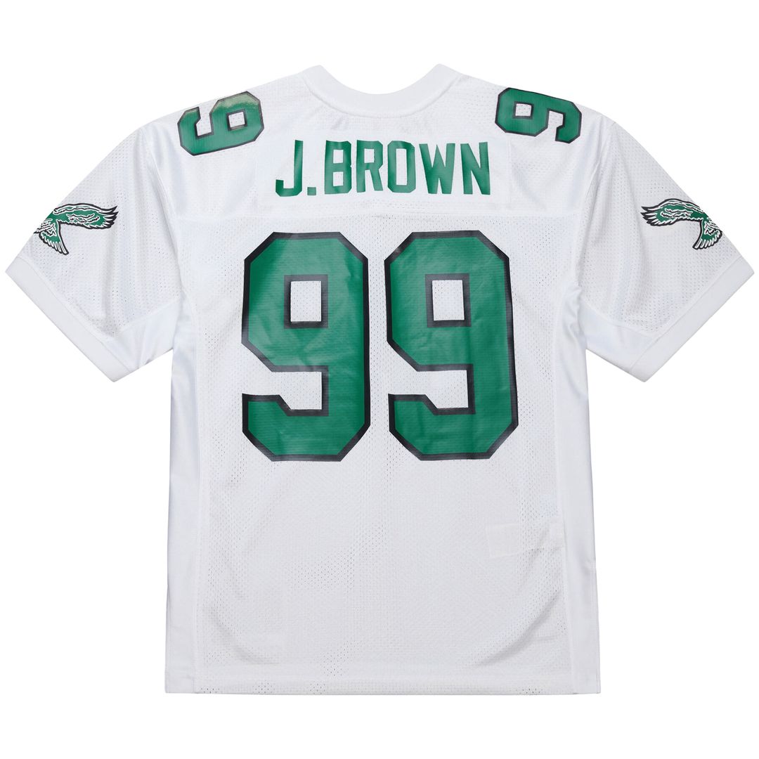 Jerome Brown Philadelphia Eagles 1991 Authentic Throwback Retired Player Jersey - White