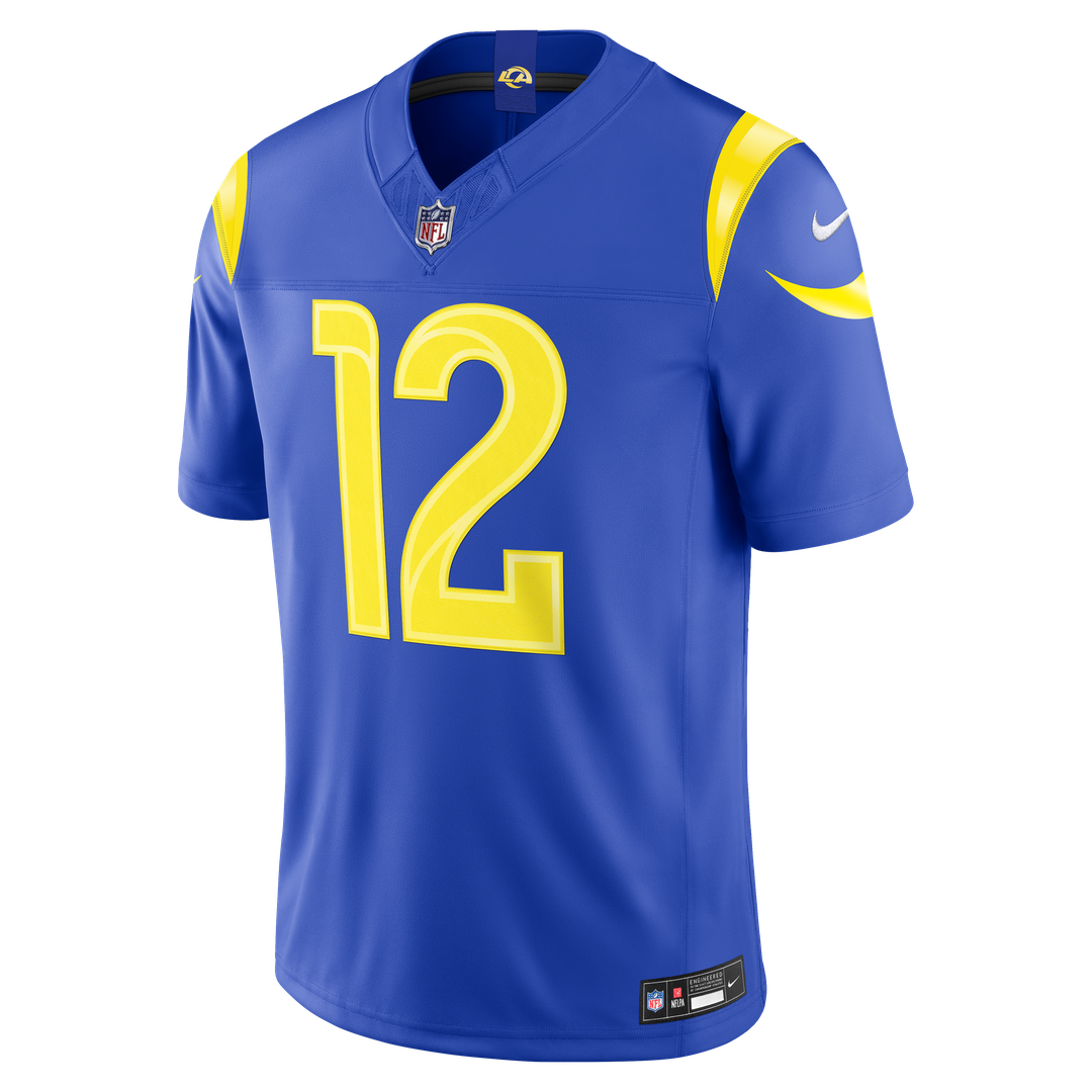 Puka Nacua Los Angeles Rams Vapor F.U.S.E. Stitched Limited Jersey - White