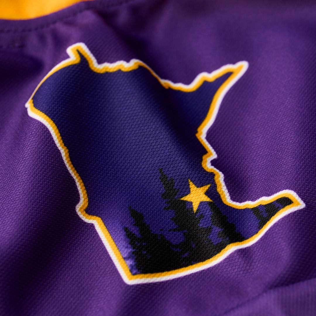 Justin Jefferson Minnesota Vikings Hockey Jersey - Purple