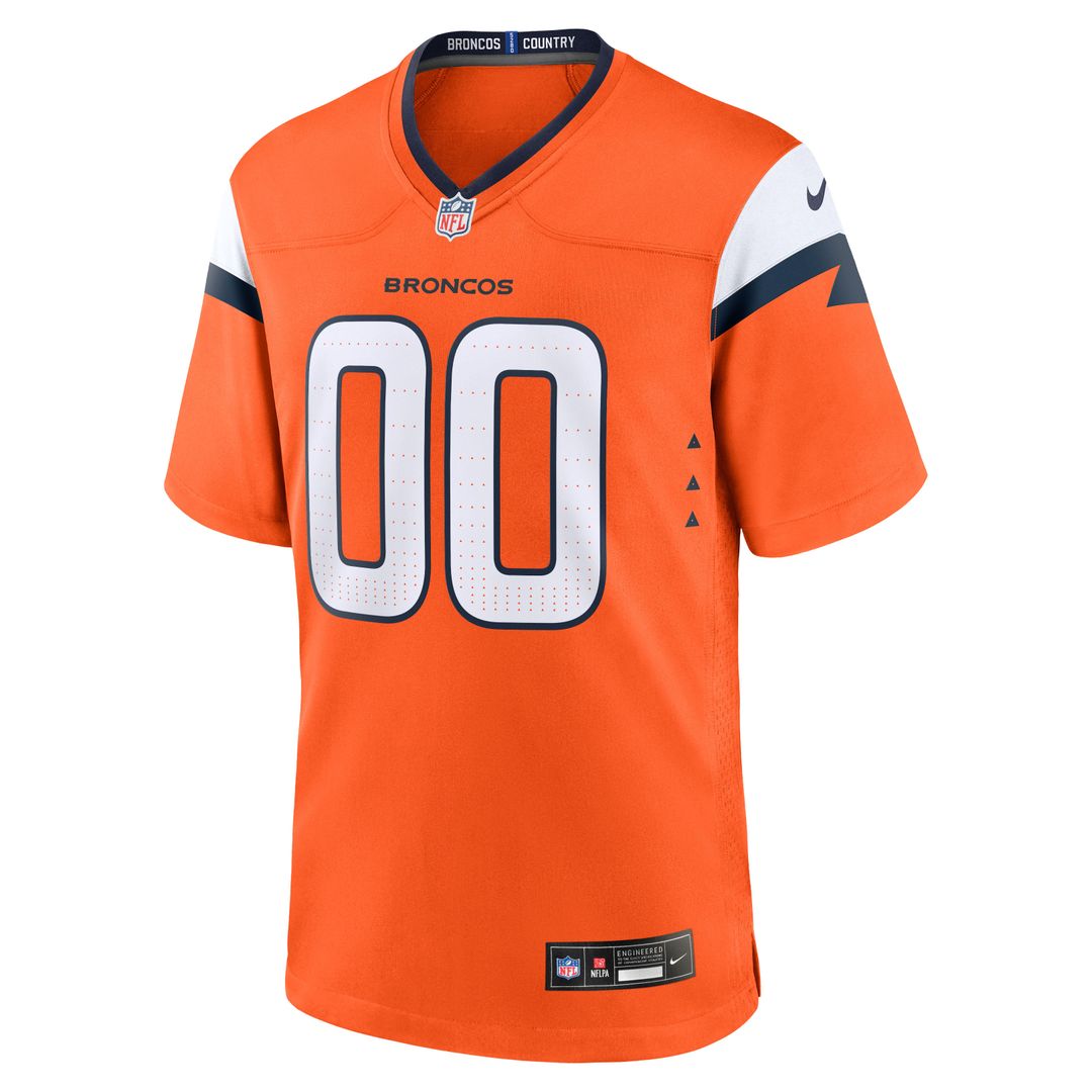 Tyler Onyedim Denver Broncos Game Jersey - Orange
