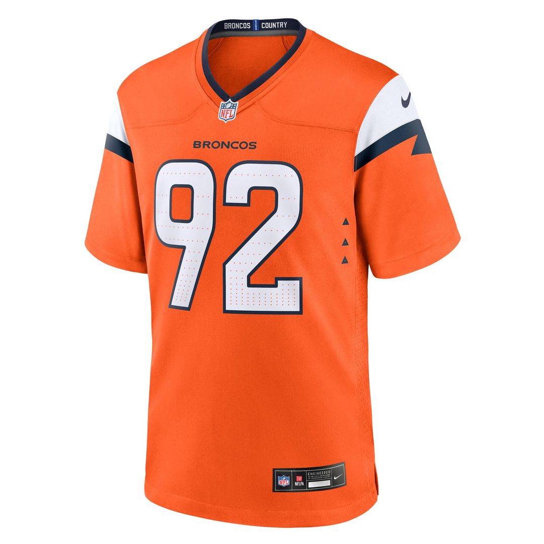 Dondrea Tillman Denver Broncos Team Game Jersey - Orange