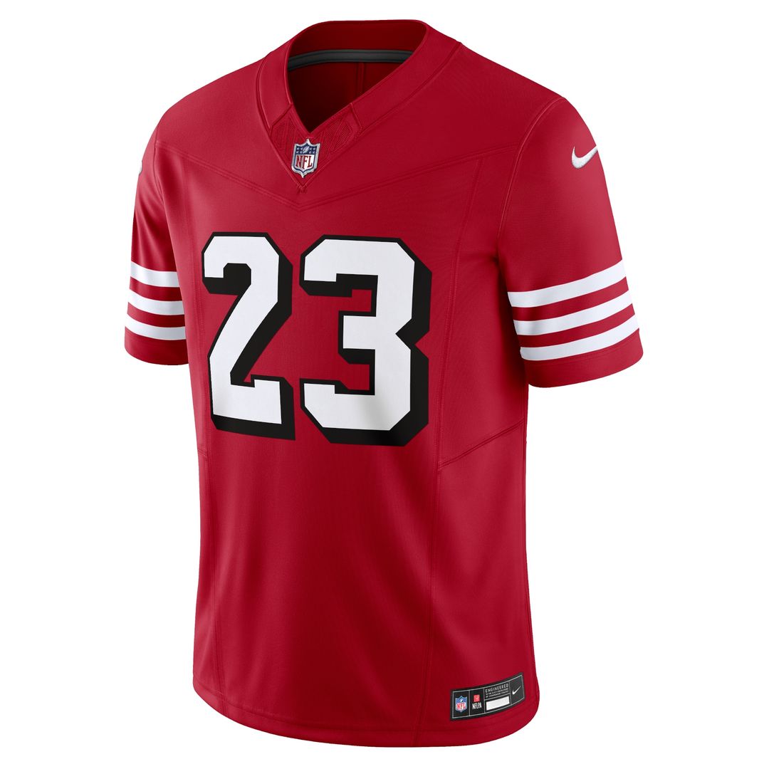 Christian McCaffrey San Francisco 49ers Vapor F.U.S.E. Limited Jersey - Scarlet