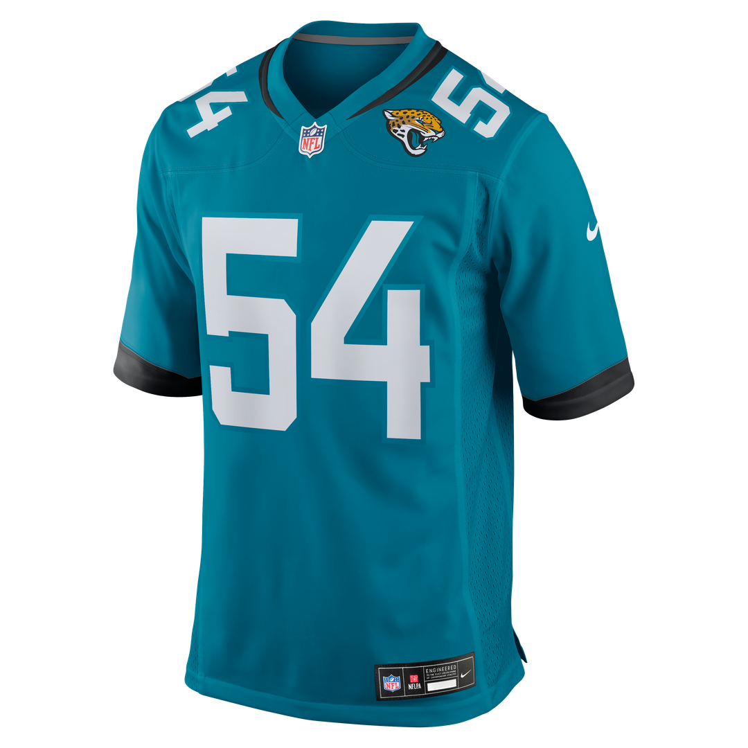 Jack Kiser Jacksonville Jaguars Team Game Jersey - Teal